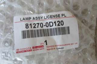 Подсветка номерного знака Toyota Camry XV50 2014г. 8127030881 812700D120 - Фото 3