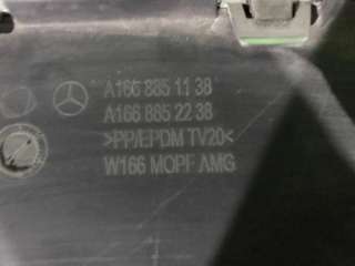 Юбка заднего бампера Mercedes ML/GLE w166 2016г. A1668851138 - Фото 11