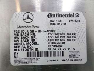 Модуль блютуз Mercedes S W221 2008г. 2218709092 - Фото 3