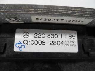 Переключатель отопителя Mercedes S W220 2003г. 2208301185 - Фото 4