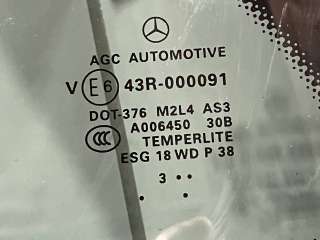 Стекло кузовное боковое левое Mercedes ML/GLE w166 2014г.  - Фото 7