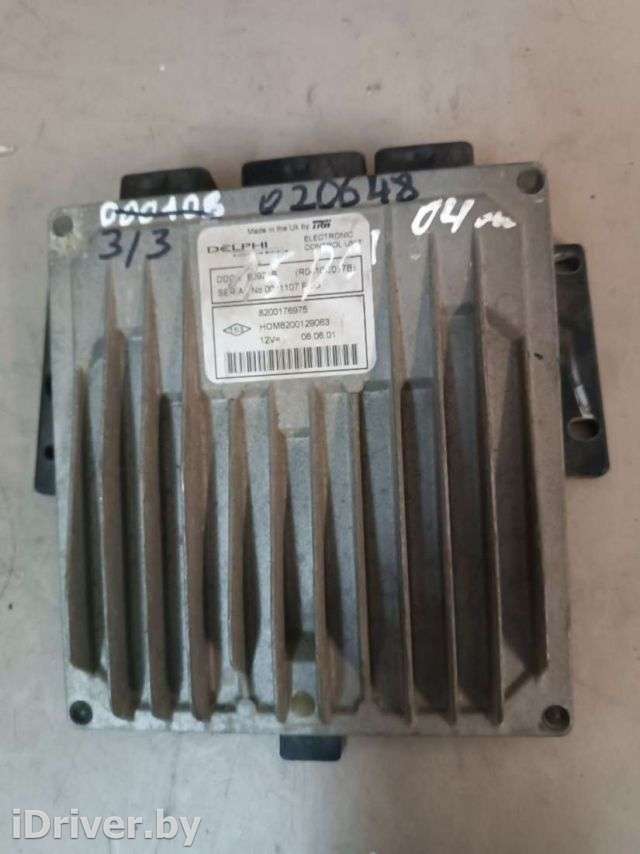 Блок управления двигателем Renault Kangoo 1 2003г. 8200176975,R0410C017B - Фото 1
