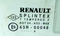 Стекло двери передней правой Renault Scenic 1 1998г. 43R-00048 - Фото 2