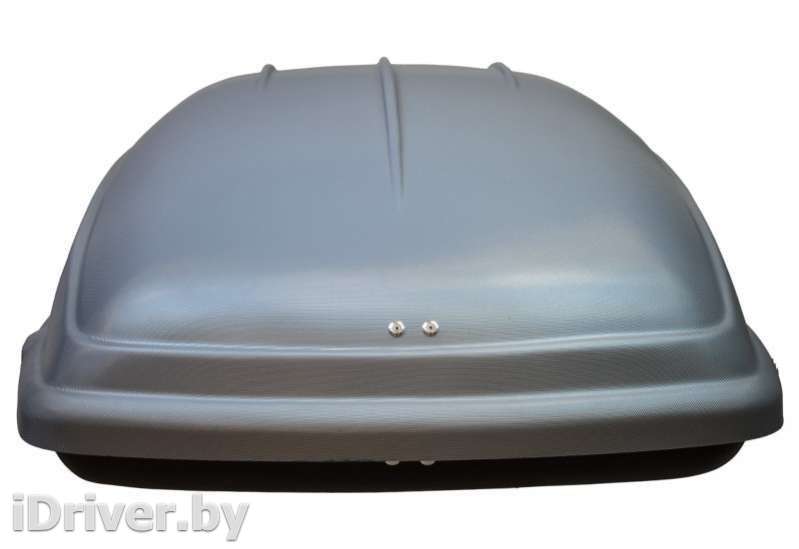 Багажник на крышу Автобокс (350л) на крышу цвет серый матовый Mahindra Bolero 2012г.   - Фото 6