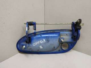 Ручка наружная передняя правая Opel Omega B 2001г.  - Фото 2