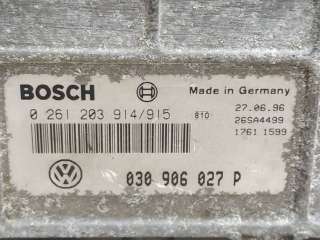 Блок управления двигателем Volkswagen Polo 3 1996г. BOSCH,0261203914915,030906027P - Фото 3