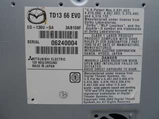 TD1366EV0 Проигрыватель DVD Mazda CX-9 1 Арт 00128983, вид 5