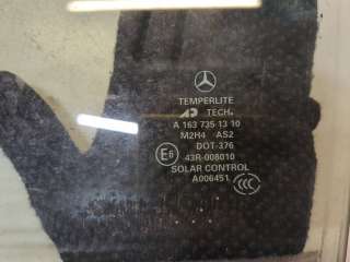Стекло двери Mercedes ML W163 2004г. A1637350110,A1637350910,A1637351310 - Фото 2
