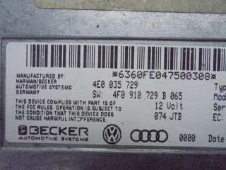 Блок управления интерфейсом Audi A6 C6 (S6,RS6) 2005г. 4E0035729 - Фото 3