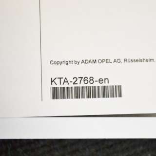 Прочая запчасть Opel Insignia 1 2014г. KTA-2768, KTA-2671, KTA-2675 , art114911 - Фото 4
