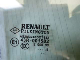 Стекло двери передней правой Renault Laguna 2 2006г.  - Фото 3
