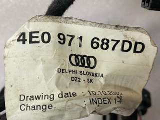 Проводка двери задней левой Audi A8 D3 (S8) 2006г. 4E0971687DD - Фото 2