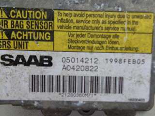 Блок управления подушек безопасности Saab 9-5 1 2001г. 05014212 - Фото 3