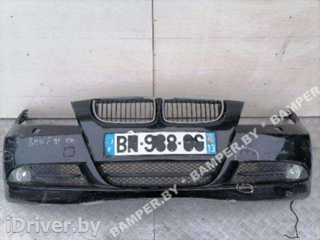 Бампер передний BMW 3 E90/E91/E92/E93 2007г.  - Фото 1