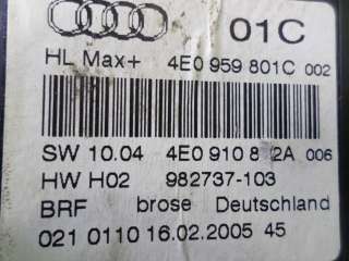 Стеклоподъемник задний левый Audi A8 D3 (S8) 2005г. 4E0959801C - Фото 5
