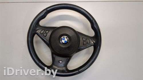 Руль BMW 5 E60/E61 2006г. 32342283939 - Фото 1