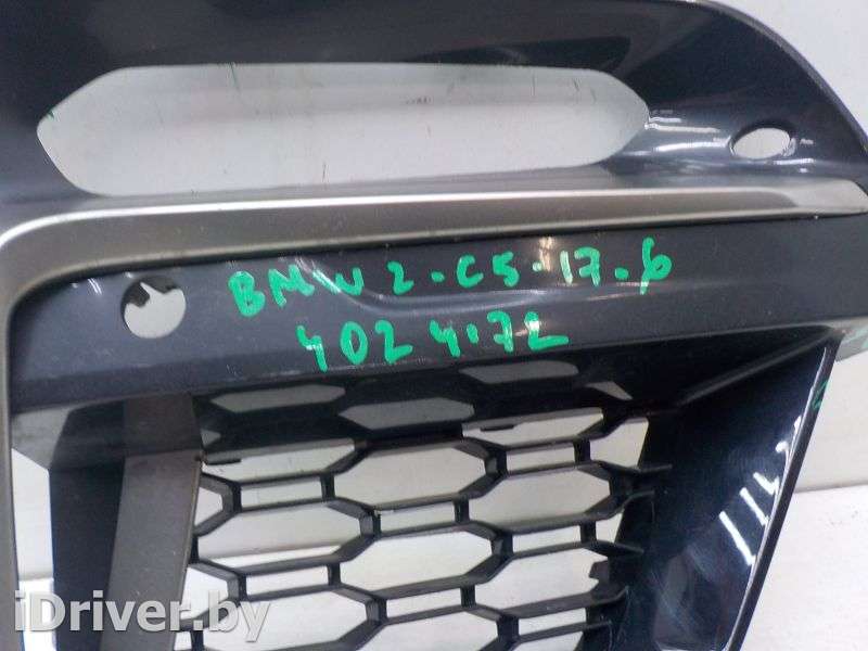 Решетка бампера переднего BMW X5 F15  51118065096  - Фото 3