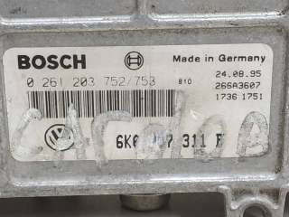 Блок управления двигателем Volkswagen Caddy 1 1995г. BOSCH,6K0907311B,0261203752753 - Фото 3