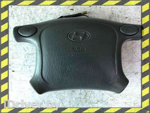 Подушка безопасности водителя Hyundai Atos 1 1999г.  - Фото 1