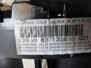 Щиток приборов (приборная панель) Mercedes GLK X204 2014г. A2049006313 - Фото 4
