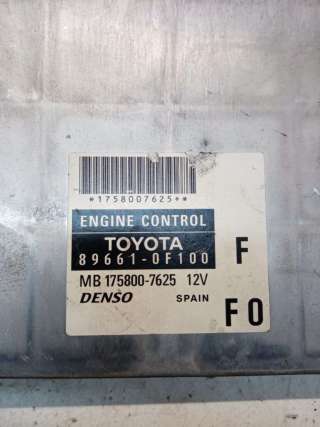 Блок управления двигателем Toyota Corolla VERSO 2 2007г. 896610F100, MB1758007625 - Фото 2
