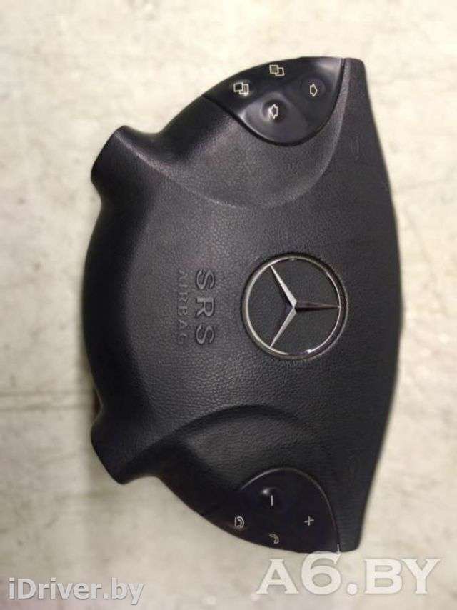 Подушка безопасности водителя Mercedes E W211 2005г. 2118601202 - Фото 1