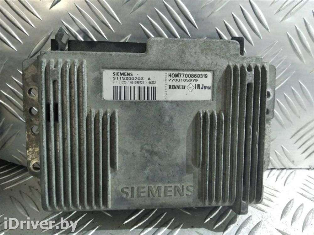 Блок управления двигателем Renault Scenic 1 1997г. S115300203A,HOM7700860319,7700105979  - Фото 1