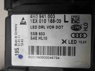 Фара левая Audi A8 D4 (S8) 2011г. 4H0941003, - Фото 4
