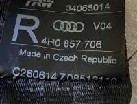 Ремень безопасности передний правый Audi A8 D4 (S8) 2013г. 4H0857706 - Фото 3
