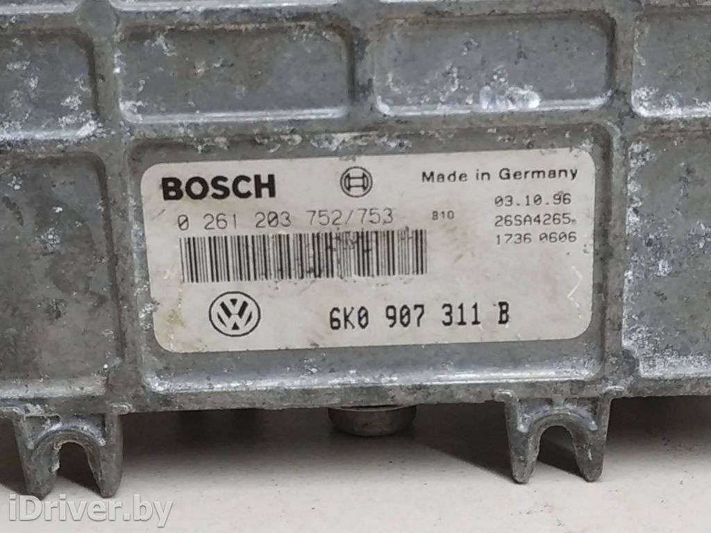 Блок управления двигателем Volkswagen Vento 1995г. BOSCH,6K0907311B,0261203752753  - Фото 3