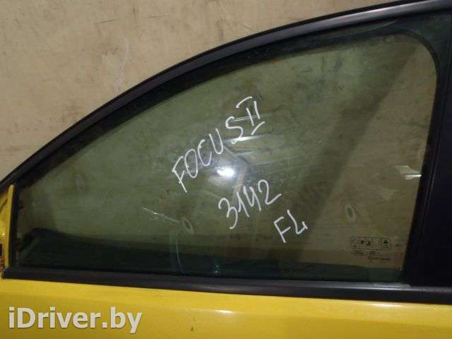 Стекло двери передней левой Ford Focus 2 2005г. 1342624 - Фото 1